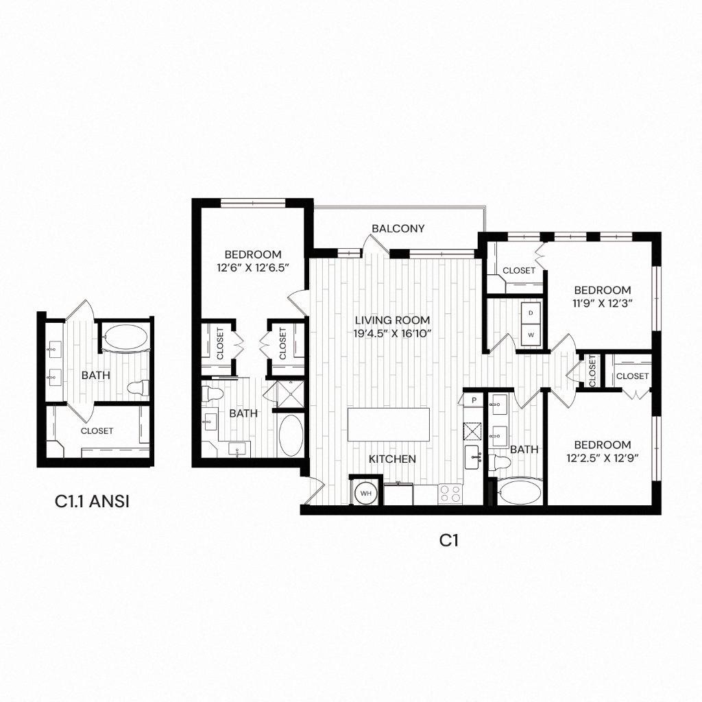 C1 floor plan